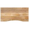 vidaXL Mizna plo&scaron;ča ukrivljena 140x60x2,5 cm trden mangov les