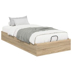 vidaXL Ottomanska postelja Sonoma hrast 203 x 80,5 x 25 cm