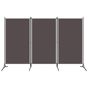 vidaXL Paravan 3-delni antraciten 260x180 cm