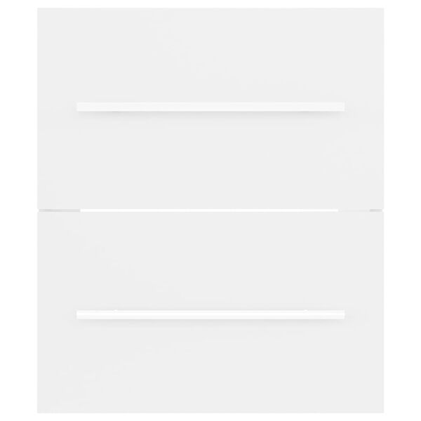 vidaXL Omarica za umivalnik bela 41x38,5x48 cm inženirski les