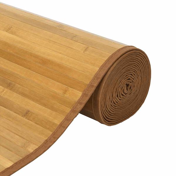 vidaXL Preproga pravokotna naravna 70x1000 cm bambus