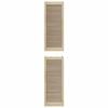vidaXL Vrata omare Naravna 201 x 2,1 x 39,5 cm Masivno borovo les