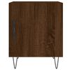 vidaXL Nočna omarica 2 kosa rjavi hrast 40x40x50 cm inženirski les