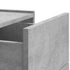 vidaXL Stenska nočna omarica betonsko siva 45x30x35 cm