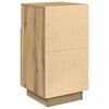 vidaXL Nočne omarice z 2 predaloma 2 kosa artisan hrast 36x36x68 cm