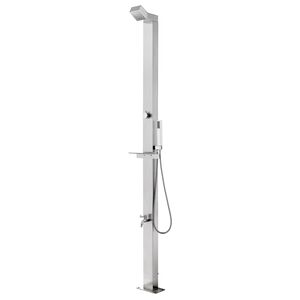 vidaXL Vrtni tu&scaron; 220 cm nerjaveče jeklo