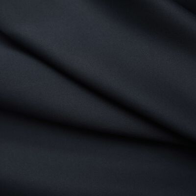 vidaXL Zatemnitvene zavese z obešali 2 kosa črne 140x175 cm
