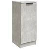 vidaXL Komoda betonsko siva 30x30x70 cm konstruiran les