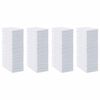 vidaXL Netkano blago za pasjo trening blazino 200 kos 120 x 80 cm