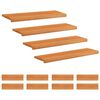 vidaXL Stopnice 12 kos 90 x 30 x 2 cm Svetlo rjava Trda bukovina
