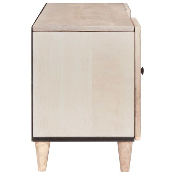 vidaXL TV enote s predalom Bela 105 x 33 x 46 cm Konstruiran les