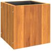 vidaXL Vrtno cvetlično korito 25x25x25 cm trden akacijev les