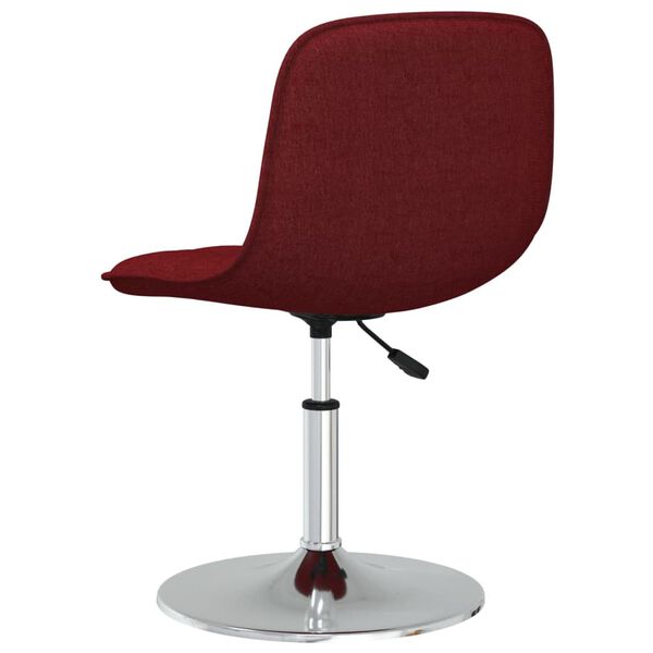 vidaXL Barski stolček vinsko rdeče blago