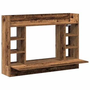 vidaXL Stenska miza Star les 105 x 48 x 75 cm Inženirski les
