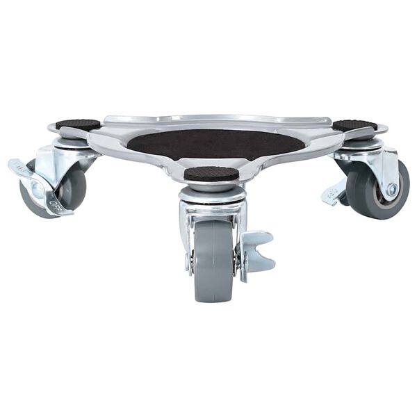 vidaXL Pohištveni valjčki 4 kosi z dvigalom 19 x 17,5 x 6 cm jeklo 1000 kg