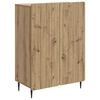 vidaXL Strani &scaron;al Artisan hrast 66 x 34,5 x 92 cm Inženirski les