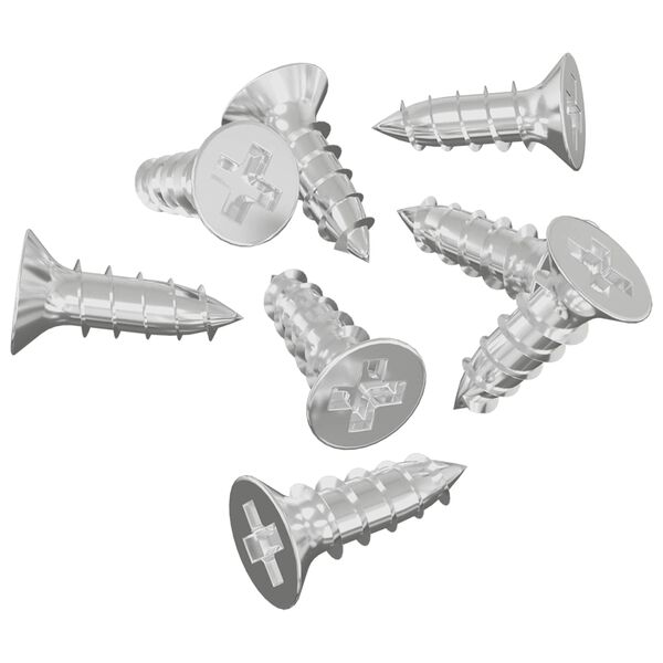 vidaXL Nosilec za ogledalo 2 pcs Nikljeva 35 x 30 x 8,3 mm Jeklo