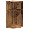 vidaXL Stranska miza Star les 29,6 x 29,6 x 60 cm Inženirski les