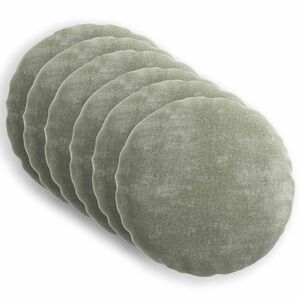 vidaXL Prevleka za blazino 6 kos HEERLEN Zelena &Oslash; 30 cm