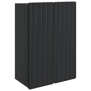 vidaXL Omara za steno Črna 66 x 34,5 x 92 cm Inženirski les