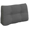 vidaXL Poglavni vzglavnik Temno siva 80 x 24 x 50 cm blago