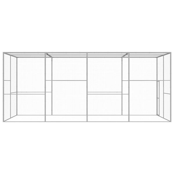 vidaXL Mačja kletka 6x3x2,5 m pocinkano jeklo