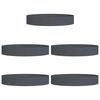 vidaXL Obroč za lončke 5 pcs Antracit 120 x 120 x 20 cm.