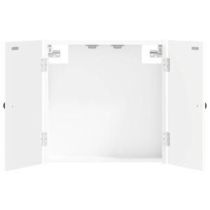 vidaXL Omara za tarče EDE Bela 52,5 x 10,5 x 53,5 cm Inženirski les