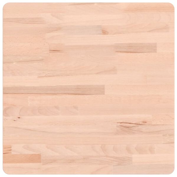 vidaXL Mizna plo&scaron;ča 50x50x2,5 cm kvadratna trdna bukovina
