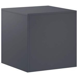 vidaXL Stojalo za rastline Antracit 40 x 40 x 40 cm Nerjaveče jeklo