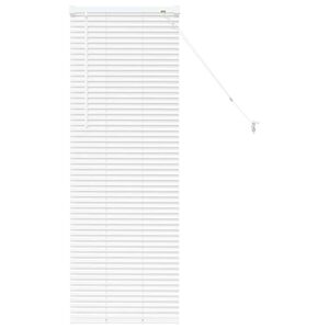 vidaXL Venecijanske žaluzije Bela 130 x 50 cm Aluminij
