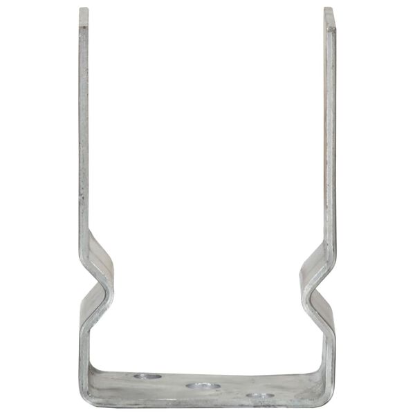 vidaXL Ograjna sidra 6 kosov srebrna 9x6x15 cm pocinkano jeklo