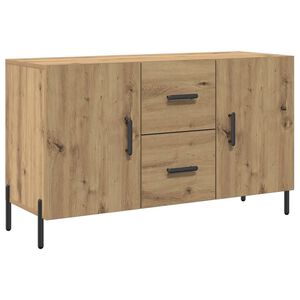 vidaXL Komoda artisan hrast 100x36x60 cm inženirski les