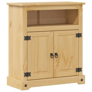 vidaXL Kopalni&scaron;ka omarica Corona 70x33x80 cm trdna borovina