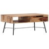 vidaXL Klubska mizica 88x55x40 cm trden palisander