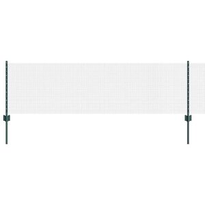 vidaXL Varjen žični ograjo s stebri 25 x 0,6 m Jeklo s PVC premazom