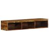 vidaXL Stenska TV omarica 100x30x19 cm trden predelan les