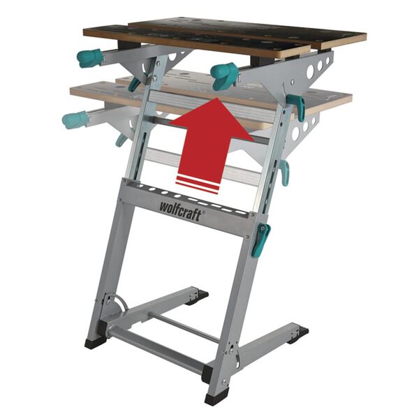 wolfcraft Delovna miza s primežem master 700 6908000