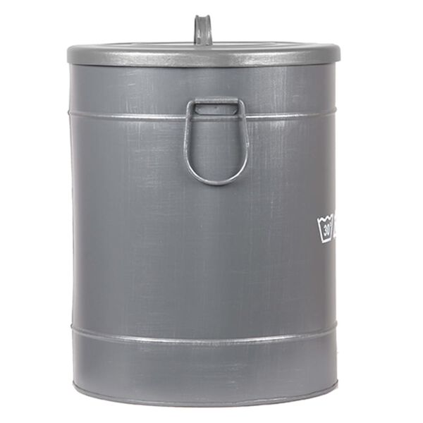 LABEL51 Koš za perilo 32x32x43 cm M antično siv