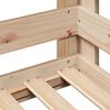 vidaXL Posteljni okvir brez vzmetnice 75x190 cm trdna borovina