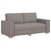 vidaXL Dvosed kavč taupe 180x78x84 cm blago