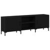 vidaXL Komplet TV omaric 150 x 30 x 50 cm Črna Orehovina