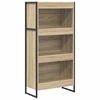 vidaXL Knjigovni omar 60 x 30 x 121 cm Inženirski les Sonoma
