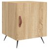 vidaXL Nočna omarica sonoma hrast 40x40x50 cm inženirski les