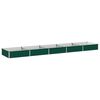 vidaXL Povi&scaron;ana vrtna gredica Zelena 400 x 80 x 24 cm