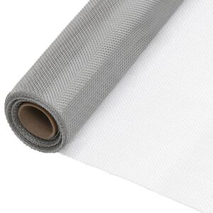 vidaXL Mreže 112 x 500 cm Mesh Inox 201 Srebrna
