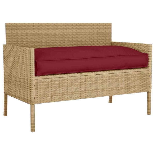 vidaXL Blazina Vinorodna rdeča 80 x 80 x 52 cm Oxford tkanina