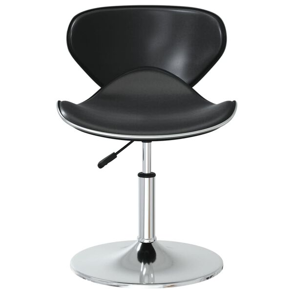 vidaXL Jedilni stoli 4 kosi črno umetno usnje