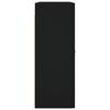 vidaXL Stenska omarica črna 69,5x34x90 cm