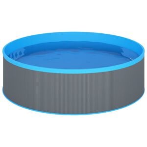 vidaXL Bazen 350x90 cm siv
